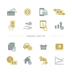 FINANCE ICON SET