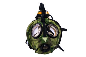 Protective mask on the head