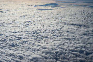 clouds view frome the sky above