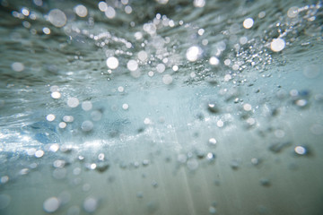 Bubbles underwater, Sydney Australia