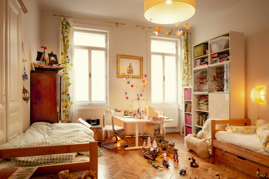 Cozy Kids Room Full Of Toys