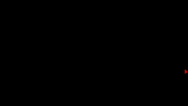 A pencil-drawn heart ricochets from the edges of the screen. Element with transparent background.