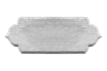 Old wood plank  isolated on white background