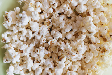 Popcorn background. Watching film time.