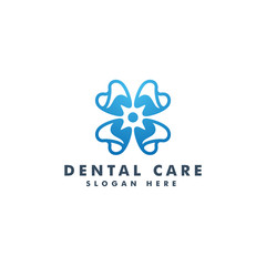 Dental logo design template vector illustration
