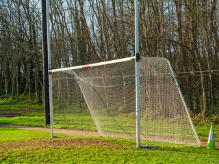 Universal goal post to practice football, rugby, hurling, camogie, Ireland,