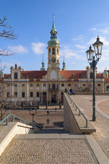 Facade of Loreto pilgrimage destination in Prague