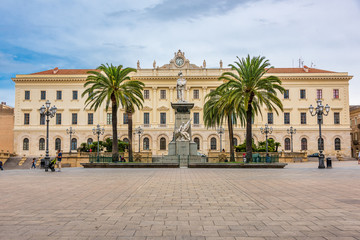 Piazza d'Italia in Sassari