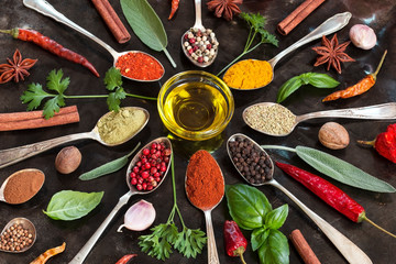 Obraz na płótnie Canvas Herbs and spices