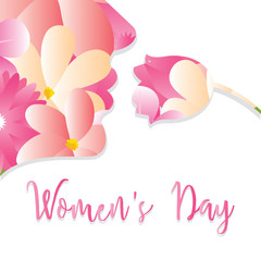 Happy womens day card