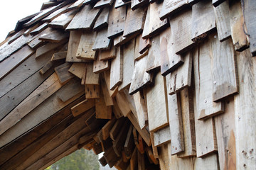 abstract wood panels