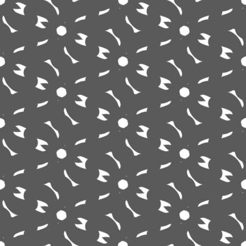 Grey Abstract Seamless Vector Pattern