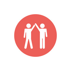 Isolated avatars block silhouette style icon vector design