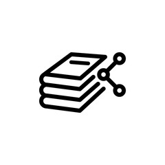 Vector illustration, book icon design