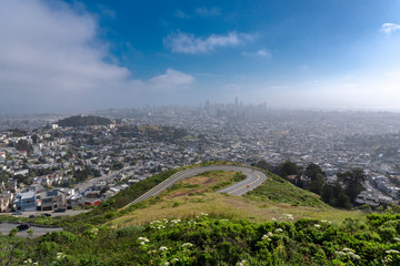 San Francisco from the Twin Peaks