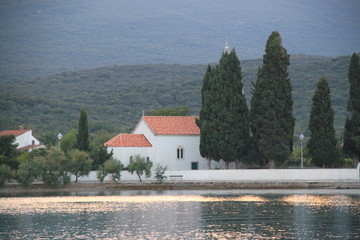 wybrzeże Chorwacji widoczne od morza