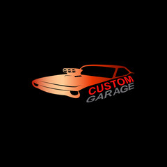 Custom car logo, emblems, badges and icons