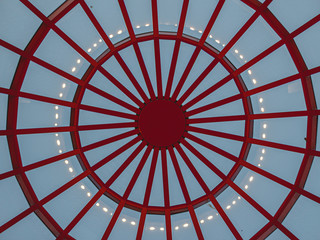 red circles with lights