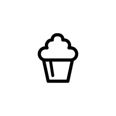 Vector illustration, cupcake icon design
