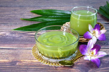 Thai pandan custard is a common dipping sauce for fresh breads of all sorts.Pandan has a wonderful fragrance and taste, which make this sweet pandan custard recipe a really popular dessert in Thailand