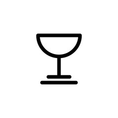 Vector illustration, wine glass icon design
