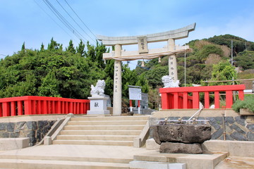 鐘崎の織幡神社