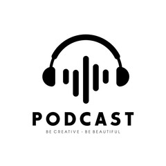 Podcast Logo, Podcast Logo Vector