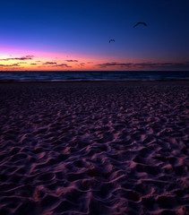 Obraz premium sunset on the beach