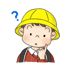 新入生　男の子表情　疑問