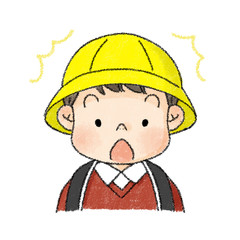 新入生　男の子表情　驚き顔