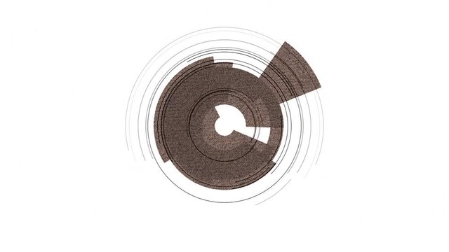  Abstract background Rotating Circular Segments 25