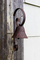Old dinner bell on the farm