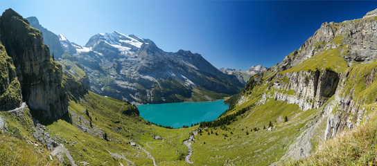 Öschinen Lake in Kandersteg