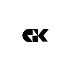 CK C K Letter Logo Design Template