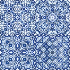Traditional ornate portuguese azulejos.