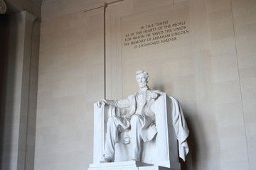 Abraham Lincoln Stsatue in Washington DC
