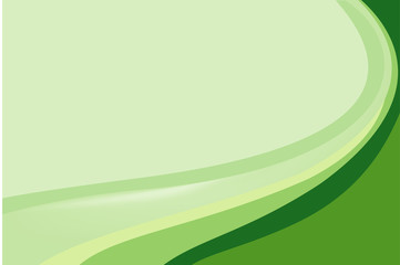 Background design with green abstract patterns