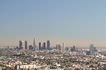 Fototapeta na wymiar Landscape of Downtown Los Angeles