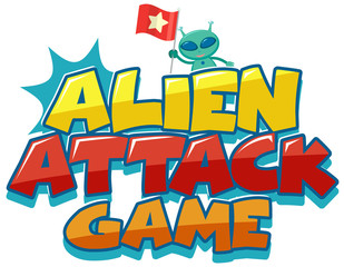 Sticker design with space theme on white background