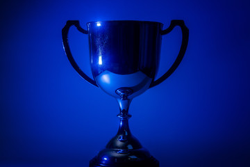 Winner's Trophy - Creative lighting.