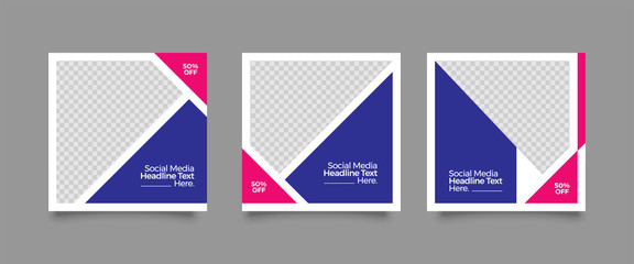 Set of Modern trendy covers idea. Editable simple info banner shop. Slides for app, web design digital style for social media pack. Square handpicked beauty posts, brochure layout design. pr promo