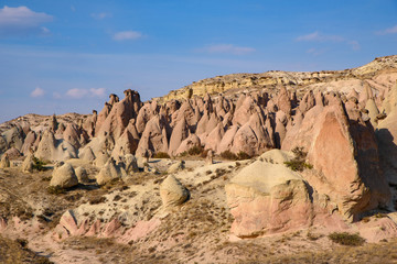 Fototapeta premium Devrent Valley / Imaginary Valley, a valley full of unique rock formations in Cappadocia, Turkey