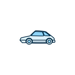 Fototapeta na wymiar Isolated car vehicle line style icon vector design