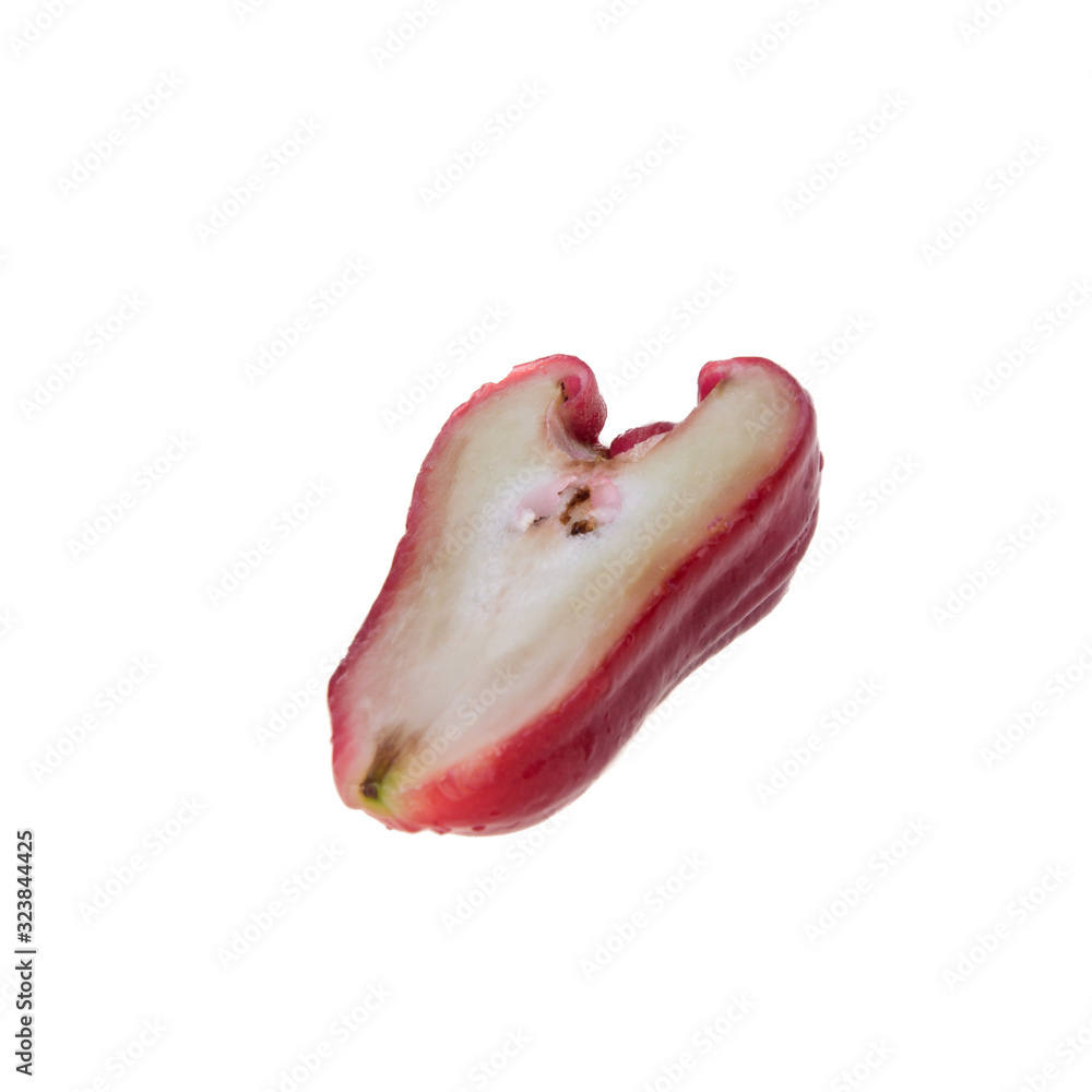 Poster rose apple or rose apple fruit on the background new.