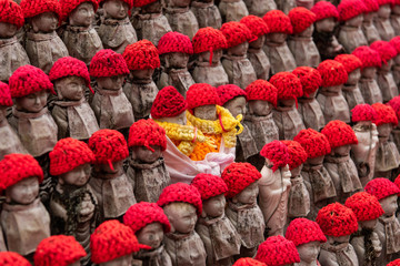 暖かそうなお地蔵様