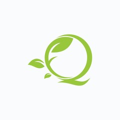 Abstract green leaf logo icon vector design. Landscape design, garden, Plant, nature and ecology vector logo. Ecology Happy life Logotype concept icon. Vector illustration, Graphic Design Editable Des