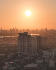 Beautiful evening in Bangkok