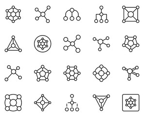 Connection line icon