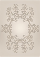 The vintage classical pattern for wall, ceiling, floor