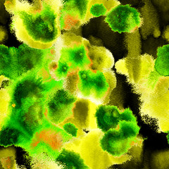 Psychedelic Hand Painted. Fantastic Fabric. 